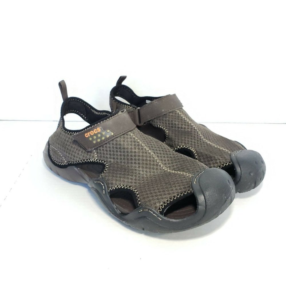 Crocs Swiftwater Men's 11 Mesh Fisherman Shoes